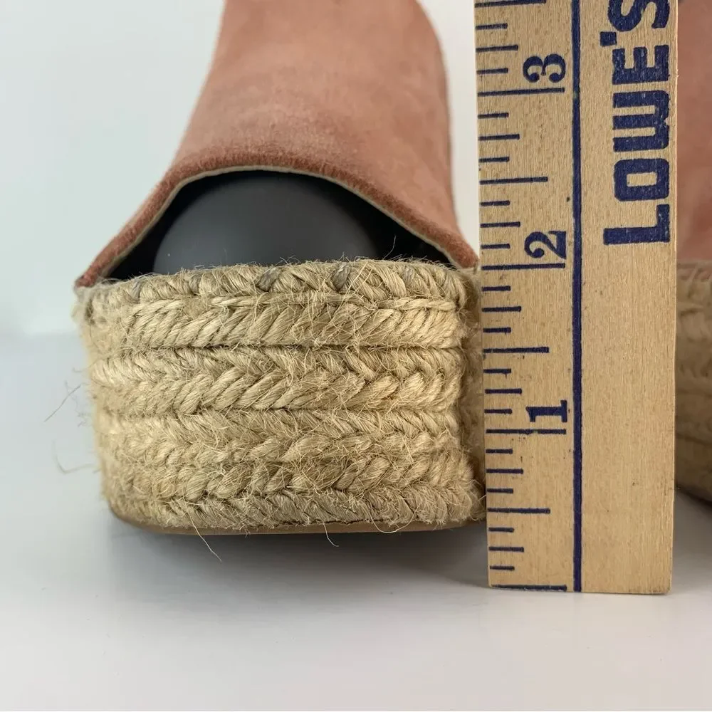 Marc Fisher LTD Women's Mladalyn High Platform Espadrille Wedge Sandals Size 9.5